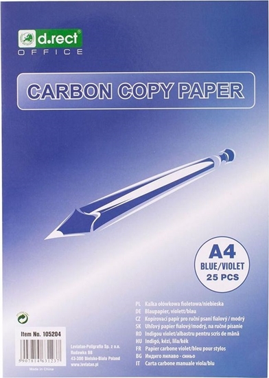 Picture of D.Rect Kalka oówkowa fioletowo/niebieska A4 a'25 D.RECT