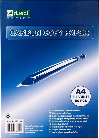 Picture of D.Rect Kalka oówkowa fioletowo/niebieska A4 a'50 D.RECT