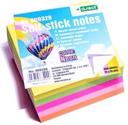 Attēls no D.Rect Karteczki samoprzylepne 75x75 Neon