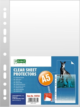 Attēls no D.Rect Koszulka A5 krystaliczna 50mic 100szt (348785)