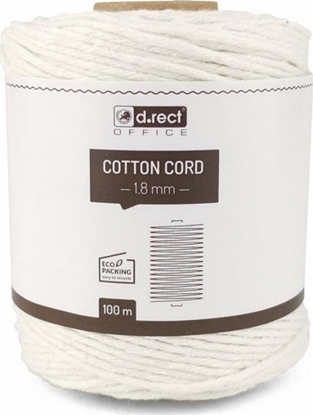 Picture of D.Rect Sznurek baweniany 1,8mm 100m biay