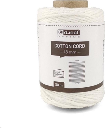 Picture of D.Rect Sznurek baweniany 1,8mm 50m biay D.RECT