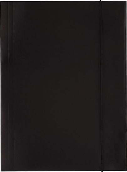 Picture of D.Rect Teczka A4 kartonowa z gumk czarna 300g D.RECT