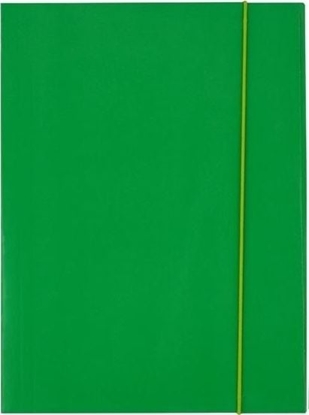 Picture of D.Rect Teczka kartonowa z gumk  A4 zielona
