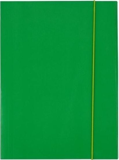 Picture of D.Rect Teczka kartonowa z gumk  A4 zielona