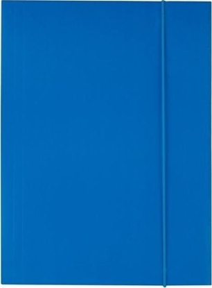 Attēls no D.Rect Teczka kartonowa z gumk A4 niebieska