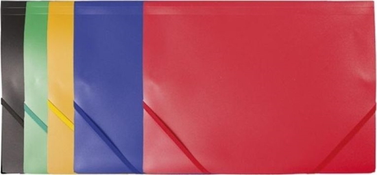 Picture of D.Rect Teczka plastikowa z gumk czerwona