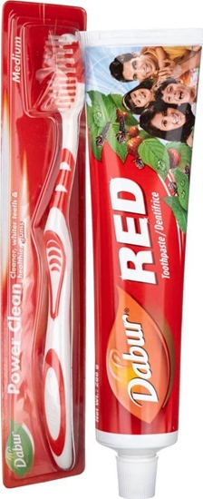 Picture of Dabur Dabur Red Szczoteczka + zioowa pasta do zbów 200 g