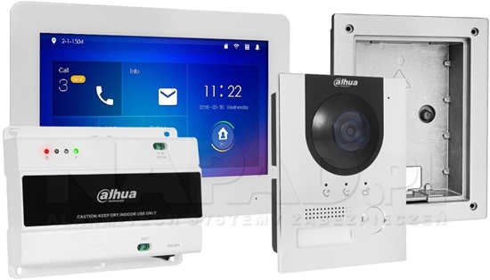 Изображение Dahua Technology DHI-KTD01(F) wideodomofon 2 MP 17,8 cm (7") Srebrny