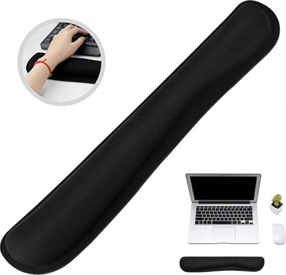 Picture of Daytona Podkadka elowa pod klawiatur czarna 46 cm