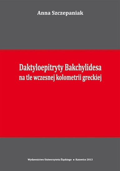 Picture of Daktyloepitryty Bakchylidesa na tle wczesnej... EDUKAMP