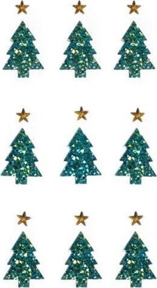 Attēls no Dalprint Krysztay samoprzylepne DPCRAFT 18 szt. Choinki