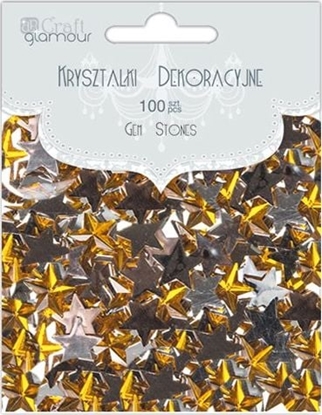 Picture of Dalprint Krysztaki dekoracyjne DPCRAFT Gwiazdki 15mm 100szt. Dalprint