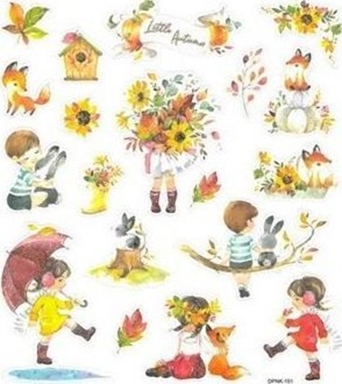 Picture of Dalprint Naklejki papierowe - Maa jesie 19szt