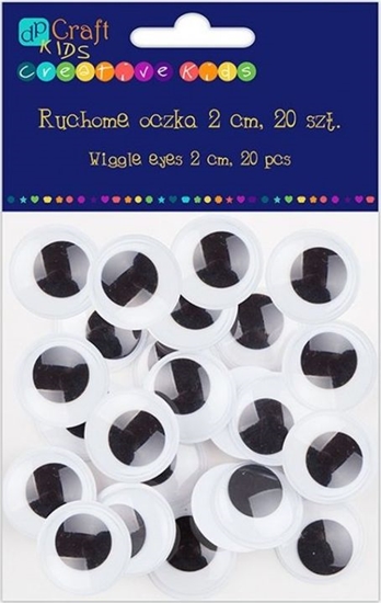 Picture of Dalprint Samoprzylepne ruchome oczka DPCRAFT 2cm 20szt. Dalprint