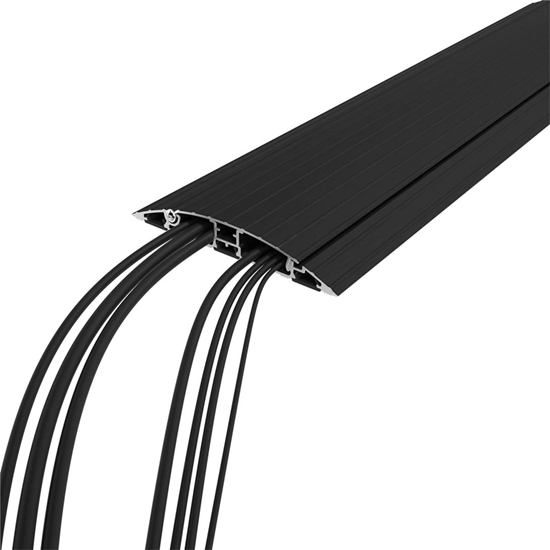 Изображение Dataflex Addit cable protector, straight 433, black, 180 cm