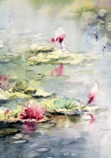 Picture of DaVinci Karnet 12x18 cm B-BJ 202 387 + koperta Lilia wodna