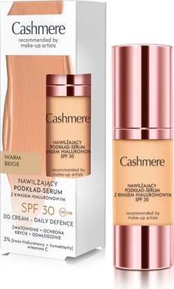 Attēls no DAX CASHMERE DD Nawilajcy podkad - serum z kwasem hialuronowym SPF 30 03 Warm Beige