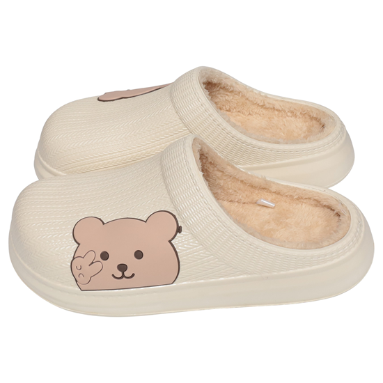 Picture of Dārza čības sieviešu siltās 36-37.izmērs krēmkrāsa