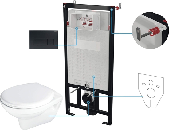 Изображение Deante Zestaw WC podtynkowy 6 w 1