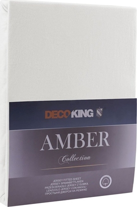 Picture of Decoking DecoKing Przecierado baweniane z gumk AMBER 120x200 jasnoszare