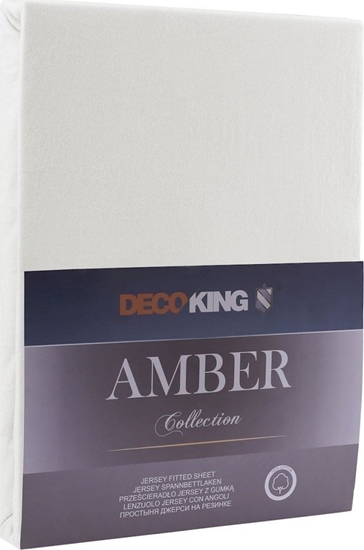Picture of Decoking DecoKing Przecierado baweniane z gumk AMBER 120x200 jasnoszare