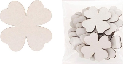 Picture of Dekoracja drewniana 12szt Koniczyna dua