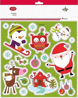 Picture of Dekoracja witeczna Titanum Naklejki wypuke MIX 16szt