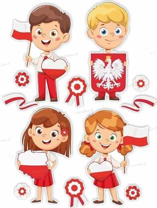 Attēls no Dekoracje patriotyczne - Due dzieci 04 12el