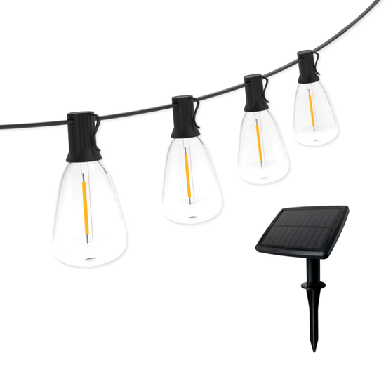 Picture of Dekoratīva lampu virtene ar saules bat., 8.25m, E1