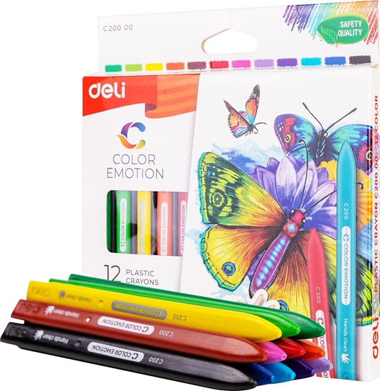 Изображение Deli KREDKI TRÓJKTNE DELI C20000 12 KOLORÓW