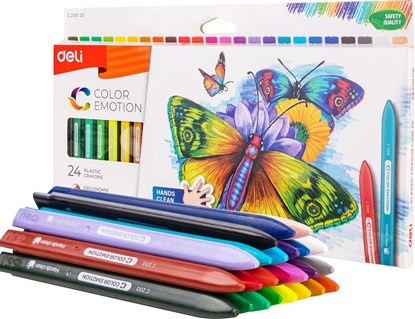Attēls no Deli KREDKI TRÓJKTNE DELI C20020 24 KOLORY