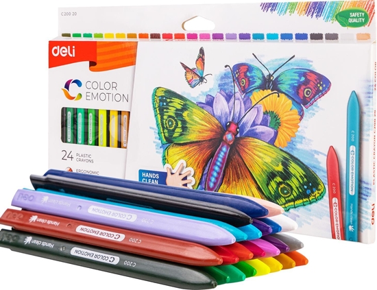 Изображение Deli KREDKI TRÓJKTNE DELI C20020 24 KOLORY