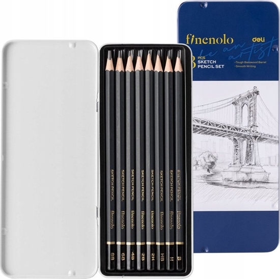 Picture of Deli Oówki do szkicowania Finenolo 8szt DELI