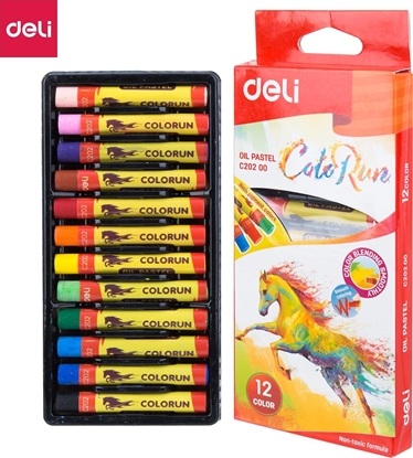 Attēls no Deli PASTELE OLEJNE DELI C20200 12 KOLORÓW