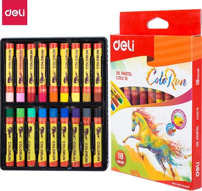 Attēls no Deli PASTELE OLEJNE DELI C20210 18 KOLORÓW