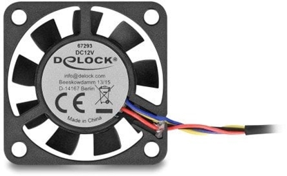 Picture of Delock Axial Fan 12 V DC, 40 x 40 x 10 mm black