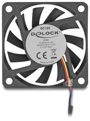 Picture of Delock Axial Fan 12 V DC, 60 x 60 x 10 mm black