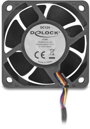 Picture of Delock Axial Fan 12 V DC, 60 x 60 x 25 mm black