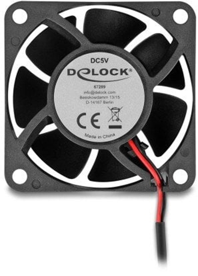 Picture of Delock Axial Fan 5 V DC, 60 x 60 x 25 mm black
