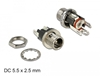 Изображение Delock Connector DC 5.5 x 2.5 x 9.5 mm female bulkhead soldering version