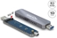 Attēls no Delock External Enclosure for M.2 NVME PCIe SSD with USB Type-C™ and Type-A male