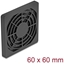 Attēls no Delock Fan Grill with Dust Filter 60 x 60 mm black