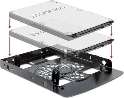 Picture of Delock Installation frame 3.5″ > 2 x 2.5″ HDD