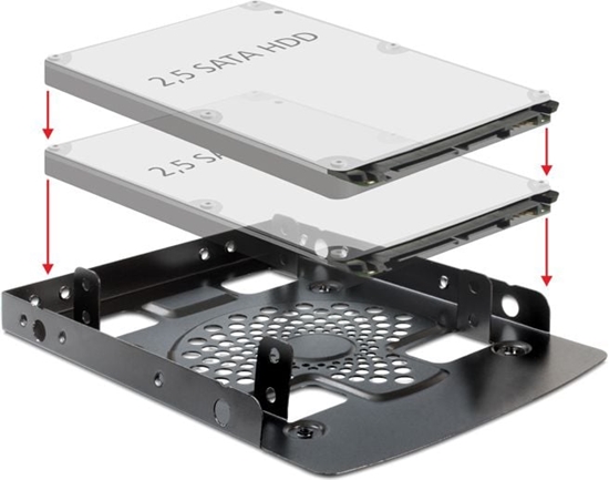 Picture of Delock Installation frame 3.5″ > 2 x 2.5″ HDD