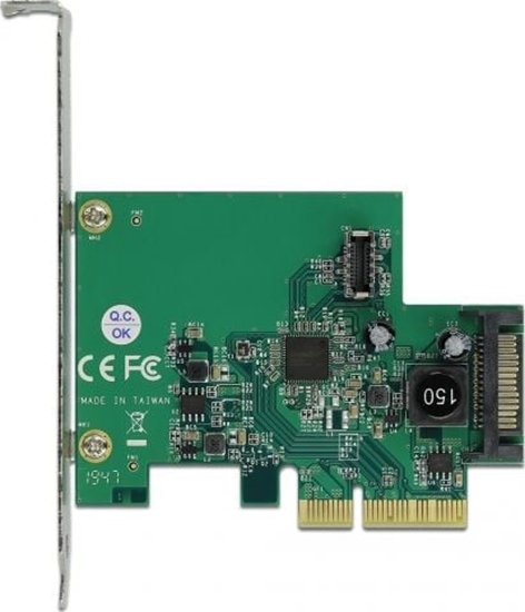 Picture of Delock PCI Express x4 Card to 1 x internal USB 10 Gbps Type-E Key A 20 pin female
