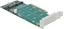 Picture of Delock PCI Express x8 Card to 2 x internal NVMe M.2 Key M - Bifurcation - Low Profile Form Factor