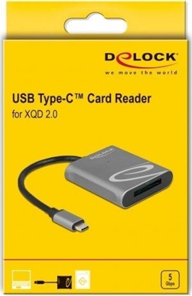 Attēls no Delock USB Type-C™ Card Reader for XQD 2.0 memory cards