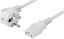 Picture of DELTACO CEE 7/7 - C13 power cord with angled plug, 10 m, white