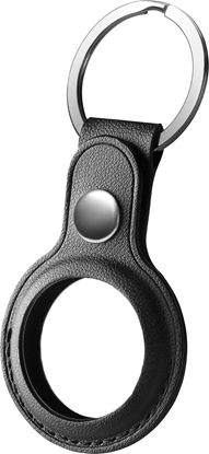 Picture of Deltaco Deltaco Schlüsselanhänger AirTag Lederoptik schwarz